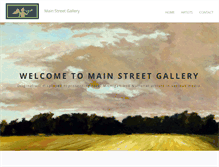 Tablet Screenshot of mainstreetgalleryleland.com